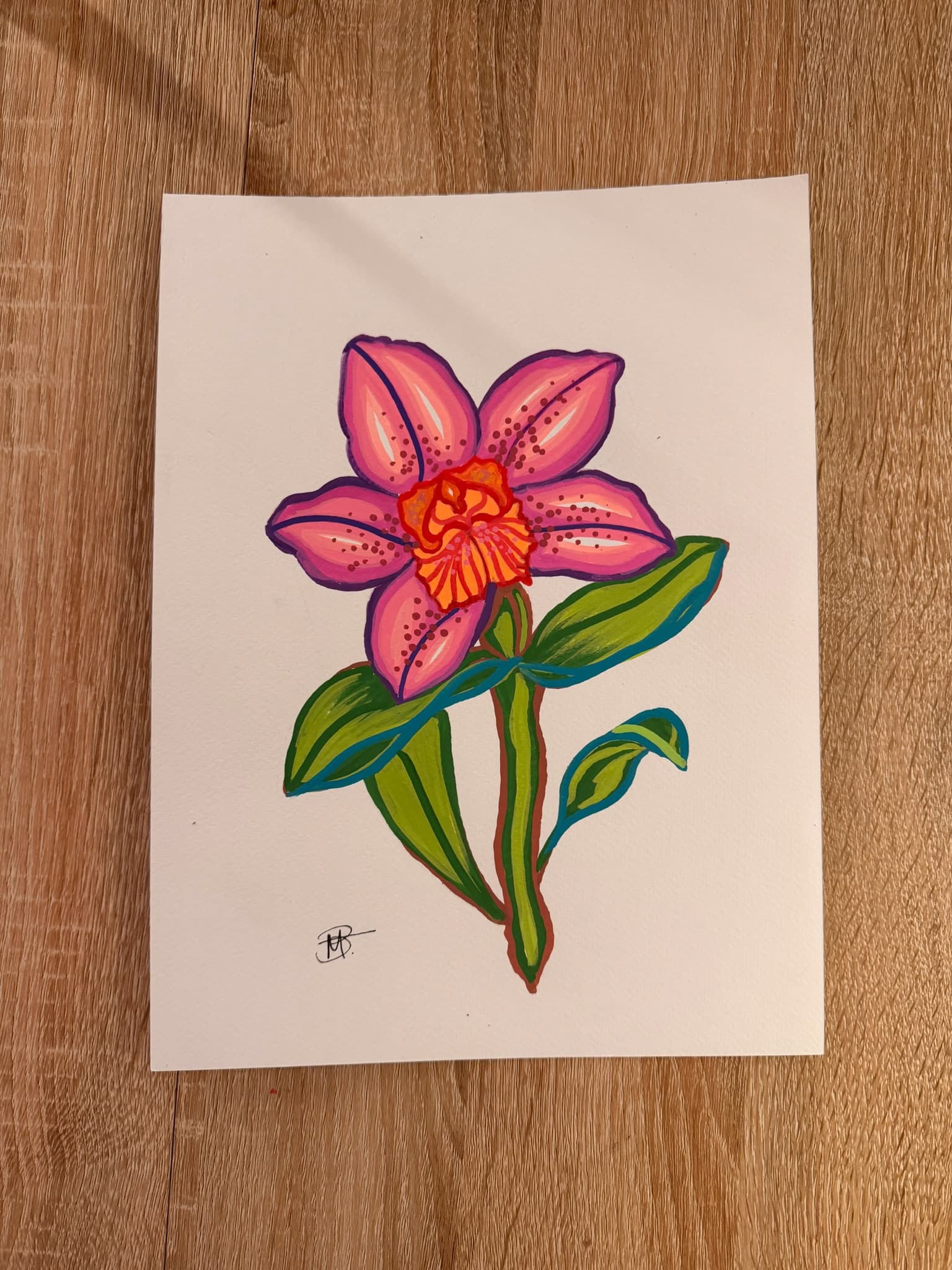 Artwork: Velvet Orchid - New